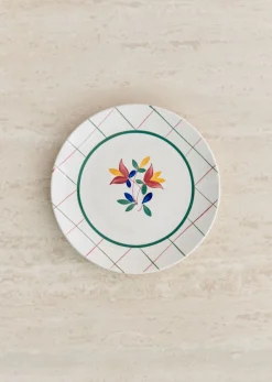 Sezane La Sélection Vintage|Assiettes à Dessert Anciennes, Fleurs Des Champs
