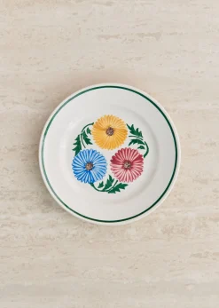 Sezane La Sélection Vintage|Assiettes à Dessert Anciennes, Fleurs Des Champs