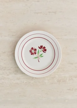 Sezane La Sélection Vintage|Assiettes à Dessert Anciennes, Fleuries