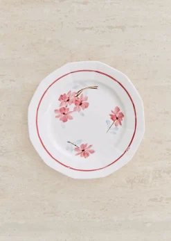 Sezane La Sélection Vintage|Assiettes à Dessert Anciennes, Fleuries