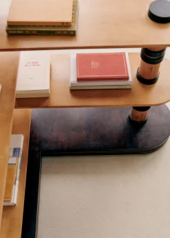 Sezane La Sélection Vintage|Bibliothèque D'angle Italienne Vintage Sycomore