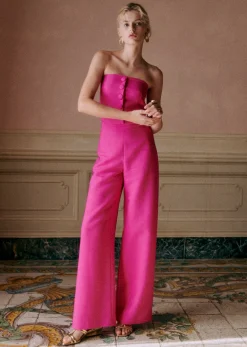 Sezane Tops & Bodies|Chemises & Blouses|Blouse Andreine Rose