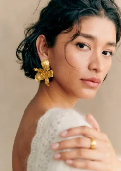 Sezane Bijoux|Bijoux|Boucles D'oreilles Albane Doré