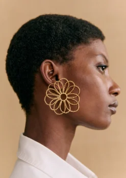 Sezane Bijoux|Bijoux|Boucles D'oreilles Helena Doré