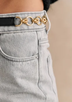 Sezane Ceintures|Ceintures|Ceinture Capucine Noir