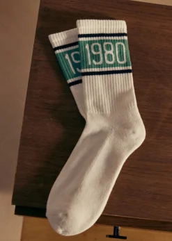 Sezane Accessoires|Chaussettes 1980 Écru