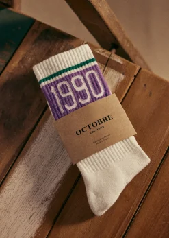 Sezane Accessoires|Chaussettes 1990 Écru