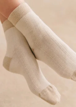 Sezane Chaussettes|Chaussettes Bianca
