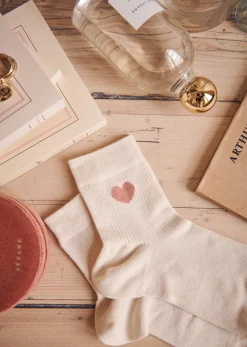 Sezane Chaussettes|Chaussettes Coeur