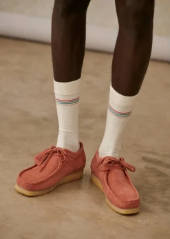Sezane Accessoires|Chaussettes Hayes Écru Rayures Multicolores