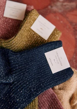 Sezane Chaussettes|Chaussettes Lurex