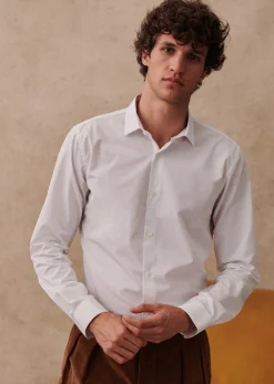 Sezane Costumes|Chemises formelles|Chemise Allen Pinpoint Blanc