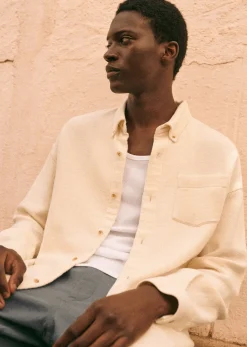 Sezane Chemises & Blouses|Chemise Anteo Écru