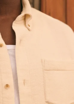 Sezane Chemises & Blouses|Chemise Anteo Écru