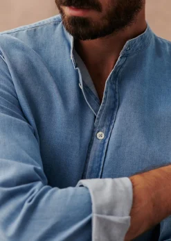 Sezane Denim|Chemises denim|Chemise Benny Denim Clair