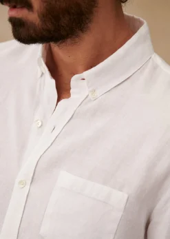 Sezane Chemises lin|Le Bain|Chemise Charlie Lin