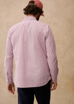 Sezane Chemises rayures|Chemises seersucker|Chemise Charlie Seersucker