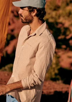 Sezane Chemises rayures|Chemises seersucker|Chemise Charlie Seersucker