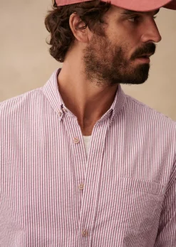 Sezane Chemises rayures|Chemises seersucker|Chemise Charlie Seersucker