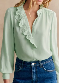 Sezane Chemises & Blouses|Chemise Chlo