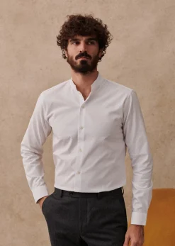 Sezane Costumes|Chemises formelles|Chemise Edgar Pinpoint Blanc