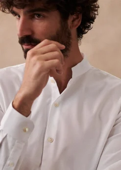 Sezane Costumes|Chemises formelles|Chemise Edgar Pinpoint Blanc