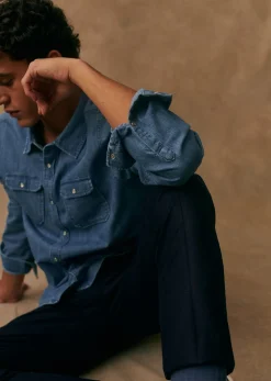 Sezane Chemises denim|Chemise Haley Denim