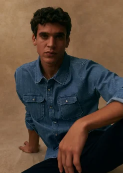 Sezane Chemises denim|Chemise Haley Denim