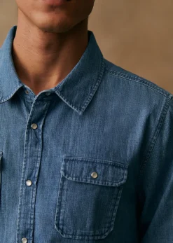 Sezane Chemises denim|Chemise Haley Denim