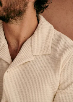 Sezane Chemises manches courtes|Chemise Holt Gaufrée
