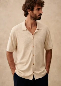 Sezane Chemises manches courtes|Chemise Jonas Écru
