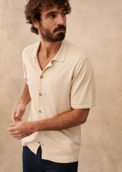 Sezane Chemises manches courtes|Chemise Jonas Écru