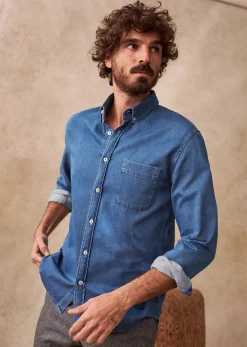 Sezane Chemises denim|Denim|Chemise Miles