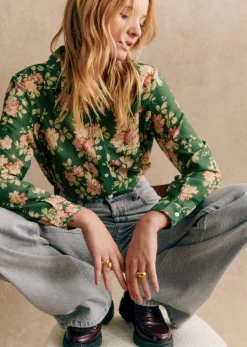 Sezane Chemises & Blouses|Chemise Pierro