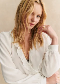 Sezane Chemises & Blouses|Chemise Rosine