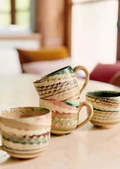 Sezane Les Invités|La Vaisselle|Coffret De 4 Tasses - Florence Girod Terre Mêlée