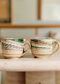 Sezane Les Invités|La Vaisselle|Coffret De 4 Tasses - Florence Girod Terre Mêlée