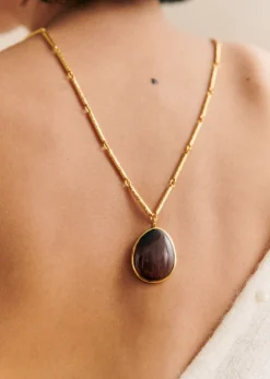 Sezane Bijoux|Bijoux|Collier Ariel Prune