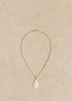 Sezane Bijoux|Bijoux|Collier Gwenael Nacre Doré