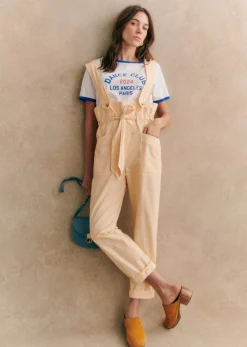 Sezane Combinaisons|Tous les Pantalons & Combinaisons|Combinaison Agape Crème