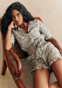 Sezane Combinaisons|Tous les Pantalons & Combinaisons|Combinaison Elise Ostuni