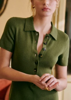Sezane Combinaisons|Tous les Pantalons & Combinaisons|Combinaison Laurence Kaki