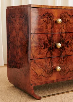Sezane La Sélection Vintage|Commode Italienne Années 1960 Rose de noyer