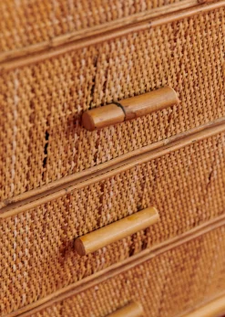 Sezane La Sélection Vintage|Console Style Dal Vera Vintage Bambou