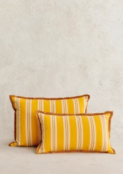 Sezane Les Tissus|Coussin Rayures Amalfi -  Petit Modèle