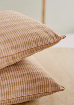Sezane Les Tissus|Coussin Tissé Pianissimo -  Petit Modèle