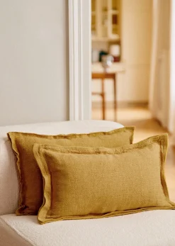 Sezane Les Tissus|Coussin Toile De Lin -  Grand Modèle