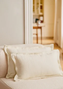 Sezane Les Tissus|Coussin Toile De Lin -  Petit Modèle