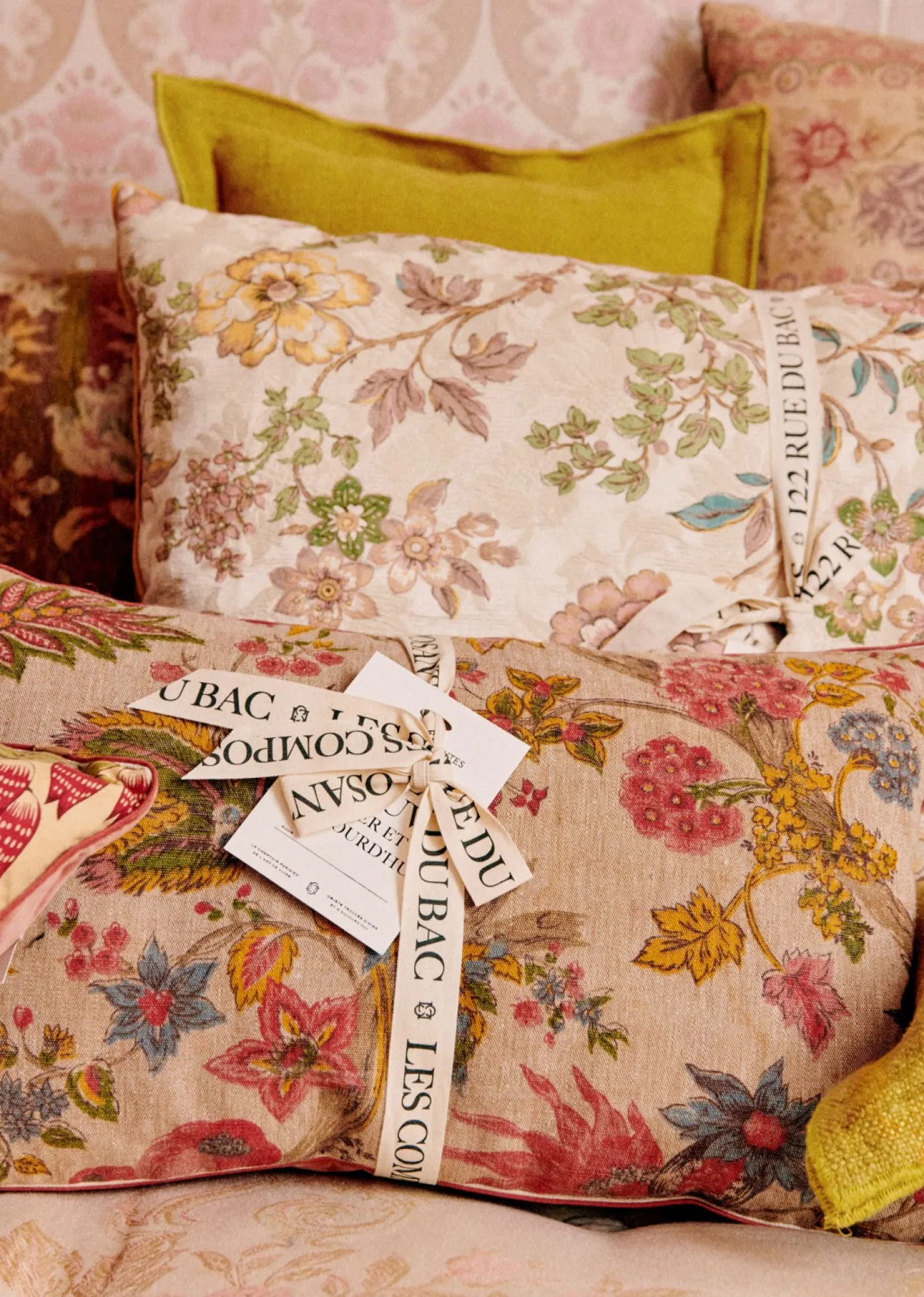 Sezane Les Tissus|Coussin Vintage - Petit Modèle