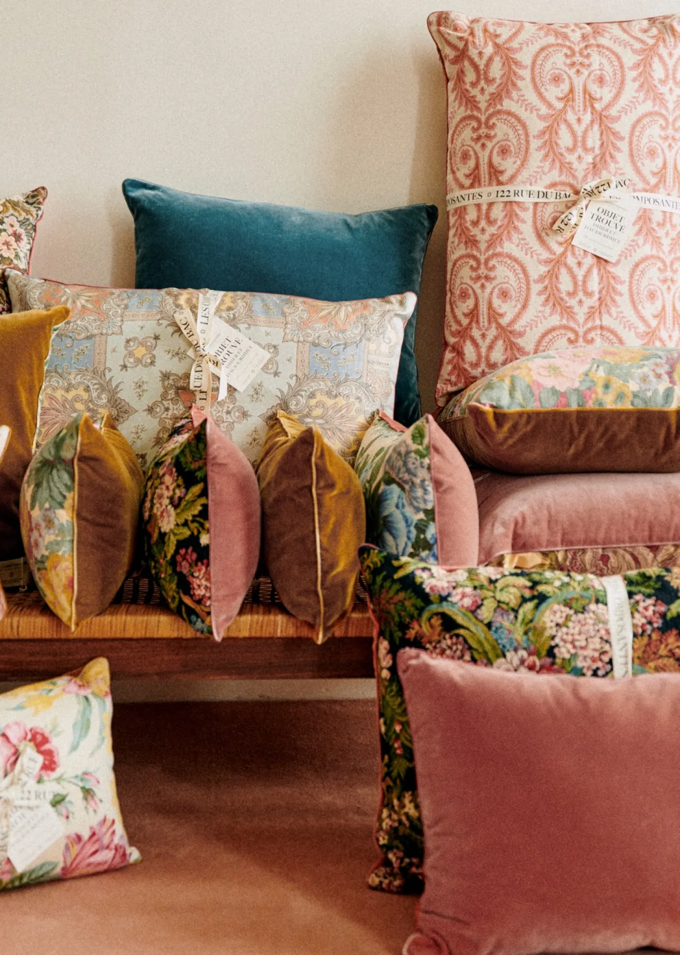 Sezane La Sélection Vintage|Les Tissus|Coussin Vintage - Très Grand Modèle